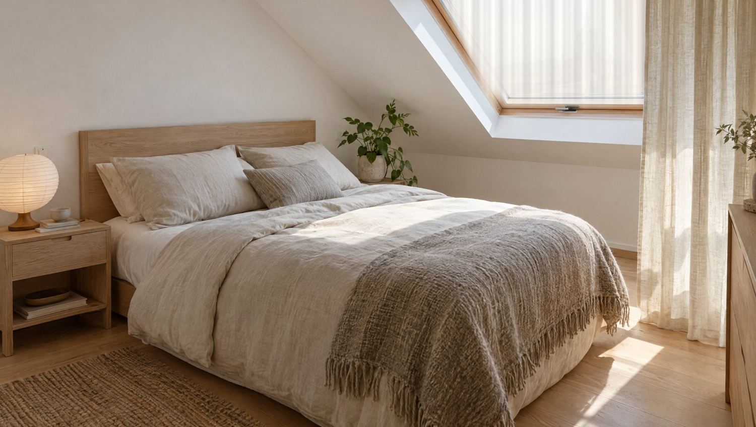 Dormitorio del ático